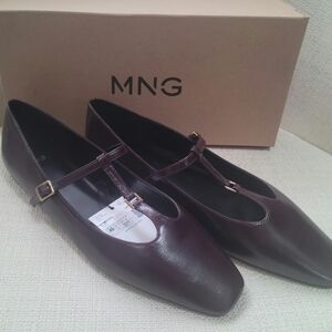 Mango Flat Strips Shoes